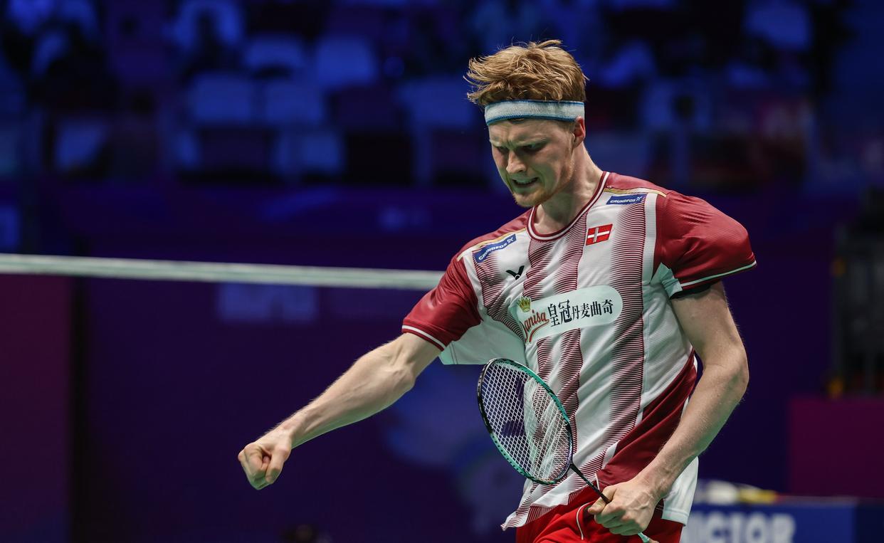 丹麦羽毛球队逆转韩国羽毛球队，林丹送出助攻
