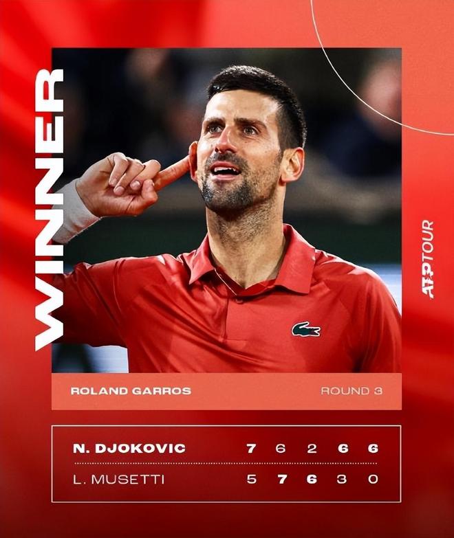 西班牙网球队鏖战欧洲网球队，德约科维奇统治全场